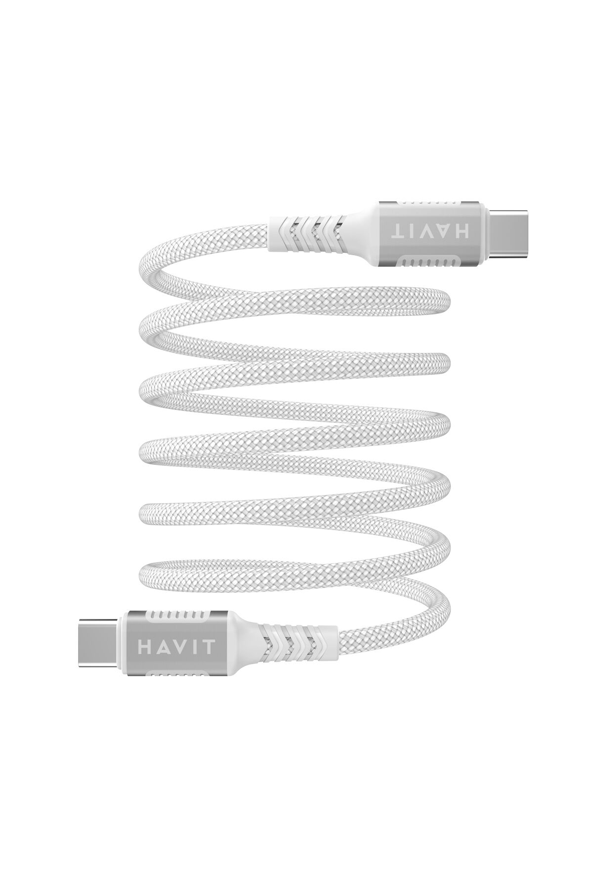 CB6298 Type-C to Lightning Manyetik Şarj Kablosu PD30W Beyaz