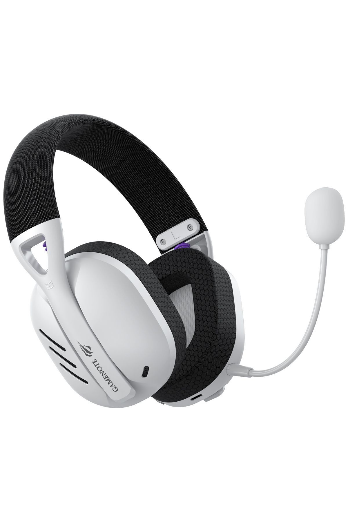 Gamenote Fuxi-H3 Gaming Oyuncu Mikrofonlu Kulaklığı 7.1 - 4 Modlu (BT, 2.4Ghz, Type-C, 3.5mm) Beyaz