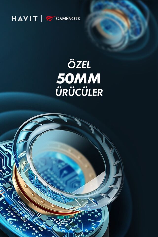 Gamenote H2040D RGB Aydınlatmalı Mikrofonlu Gaming Oyuncu Kulaklığı - 3.5mm Jack + USB - Beyaz Siyah