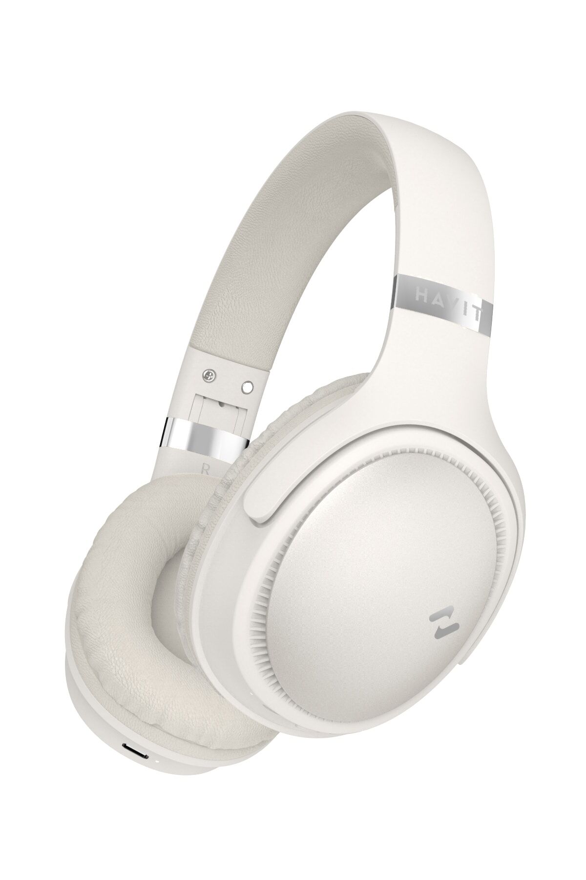 H630BT Katlanabilir Kafa Üstü Mikrofonlu Bluetooth Kulaklık - 36 Saat Kullanım Bluetooth V5.3 Bej