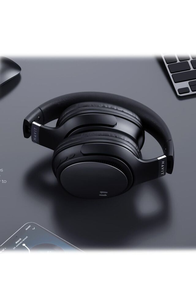 H630BT Katlanabilir Kafa Üstü Mikrofonlu Bluetooth Kulaklık - 36 Saat Kullanım Bluetooth V5.3 Siyah