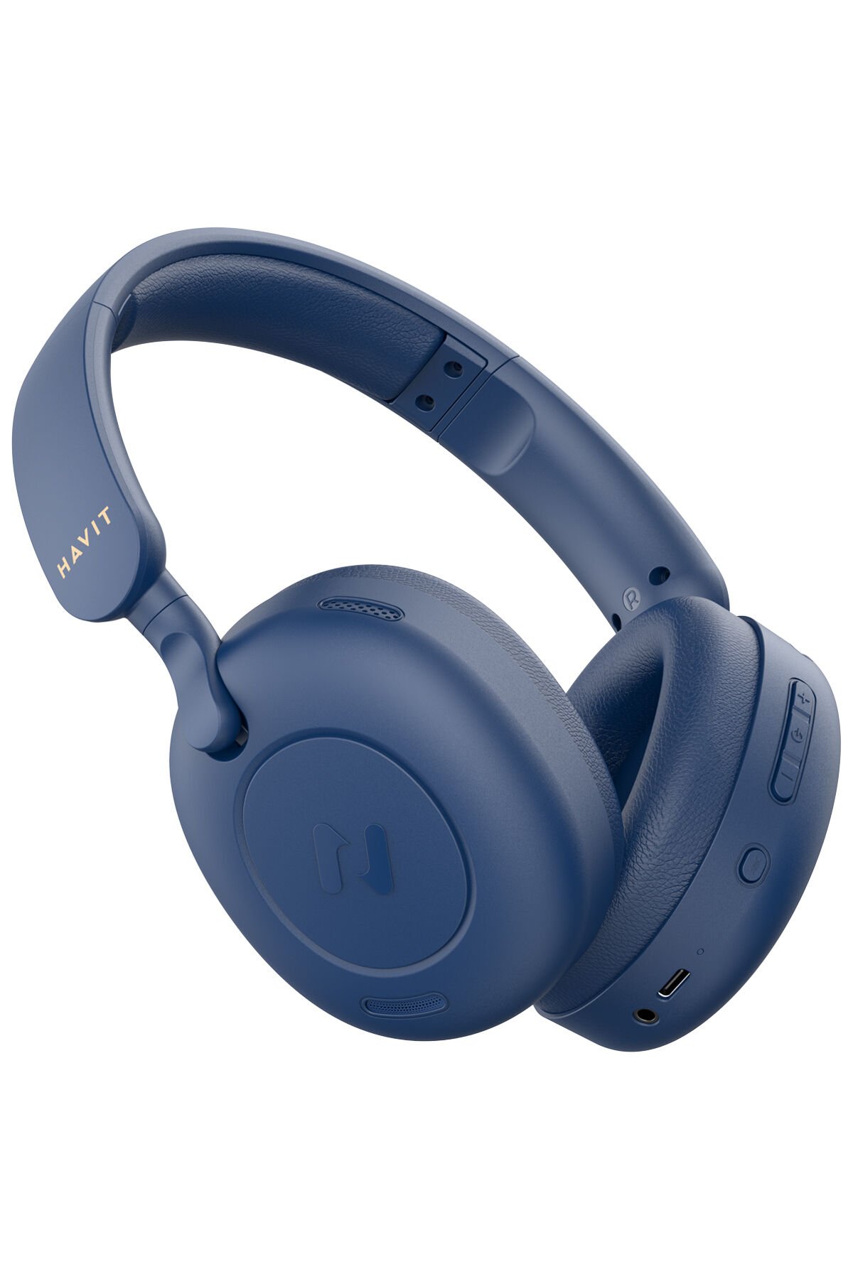 H655bt Hibrit Anc Kulaküstü Bluetooth Kulaklık - 76 Saat Batarya, Enc, Anc,Çift Cihaz Desteği,Hi-Res Mavi