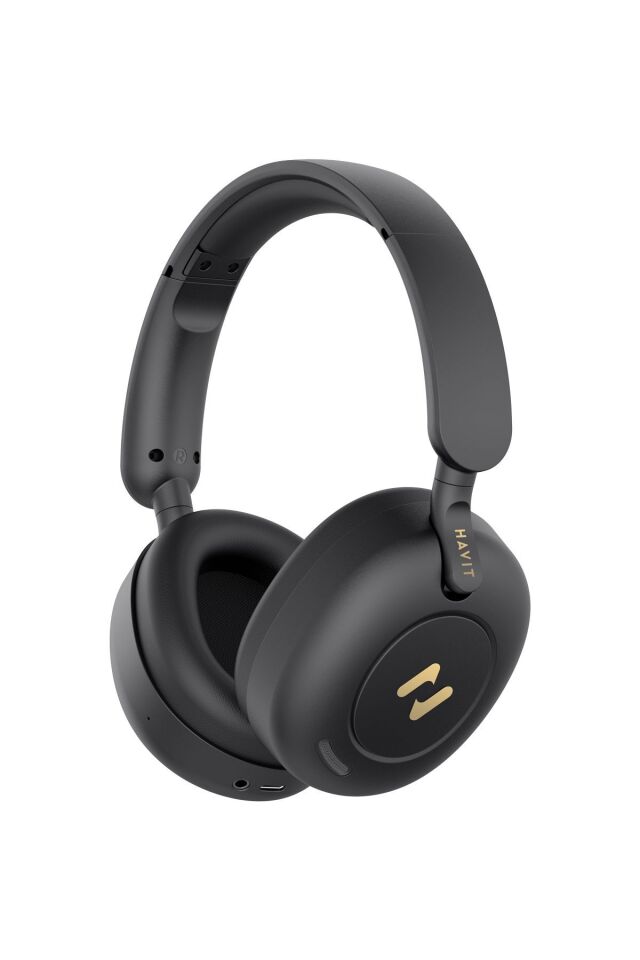 H655BT PRO Hi-Res ANC Kulaküstü Bluetooth Kulaklık - 80 Saat Batarya, AI Gürültü Önleme Siyah