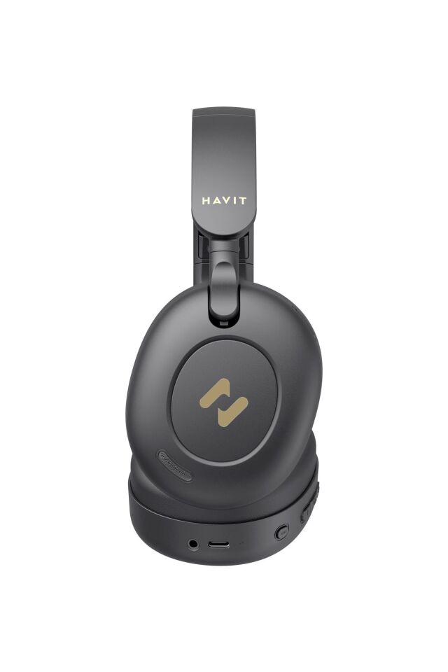 H655BT PRO Hi-Res ANC Kulaküstü Bluetooth Kulaklık - 80 Saat Batarya, AI Gürültü Önleme Siyah