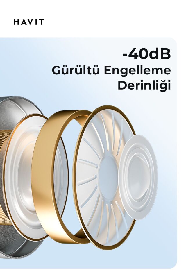 H655BT PRO Hi-Res ANC Kulaküstü Bluetooth Kulaklık - 80 Saat Batarya, AI Gürültü Önleme Siyah