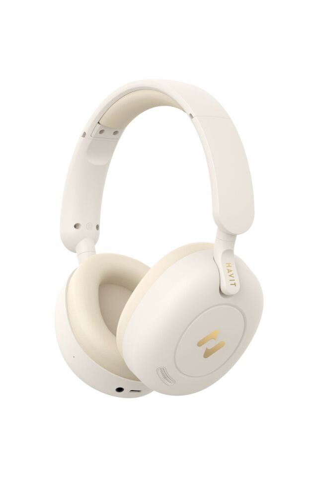 H655BT PRO Hi-Res ANC Kulaküstü Bluetooth Kulaklık - 80 Saat Batarya, AI Gürültü Önleme Bej