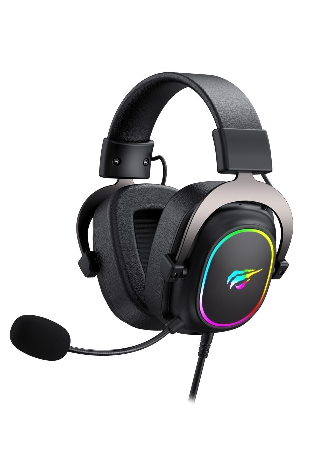 Gamenote H2002p Rgb 7.1 Usb Mikrofonlu Siyah Gaming Oyuncu Kulaklığı Siyah