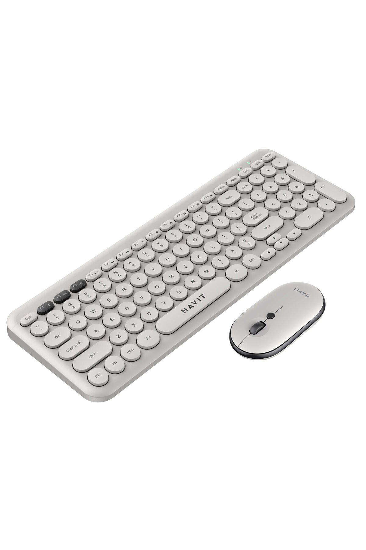 KB254GCM Kablosuz 2.4GHz Q Klavye ve Mouse Set Gri