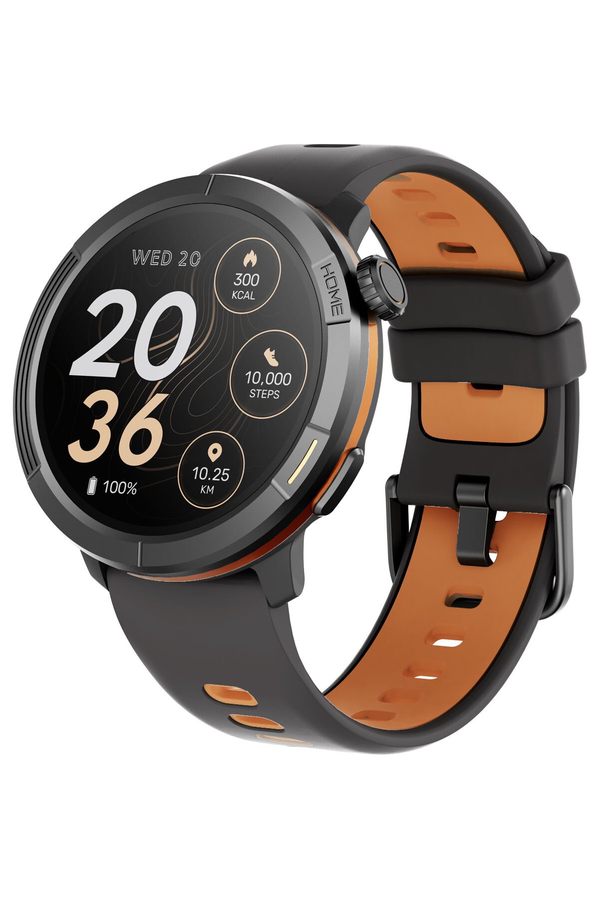 M9058 GPS Profesyonel Outdoor 1.43'' Amoled Akıllı Saat Siyah