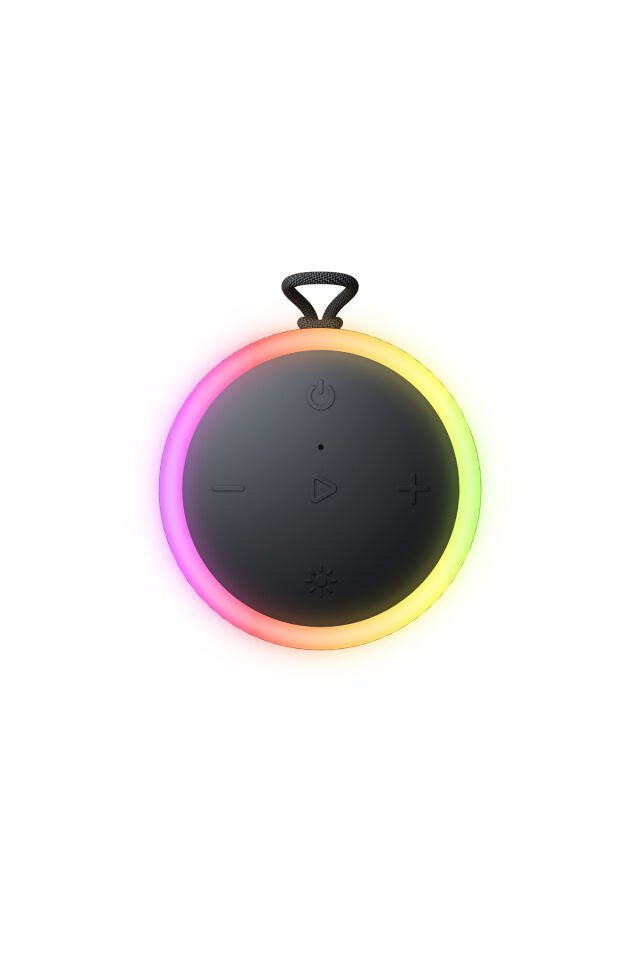 SK832BT Yüksek Bass 10W Su Geçirmez RGB Bluetooth Hoparlör Siyah