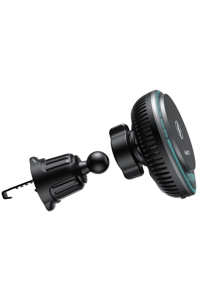 W3036 15W MageSafe Soğutucu Fanlı Araç Şarjı Siyah
