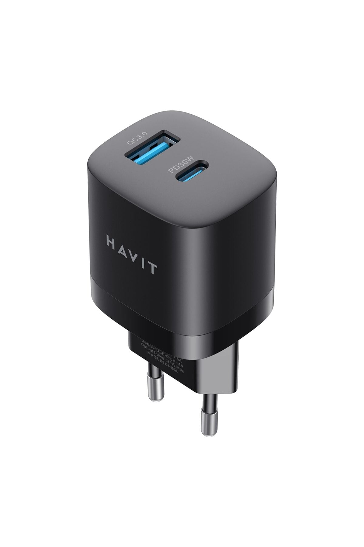 Uc30 33w Gan Teknoloji Hızlı Şarj Adaptörü - Type-c Ve Usb Qc3.0