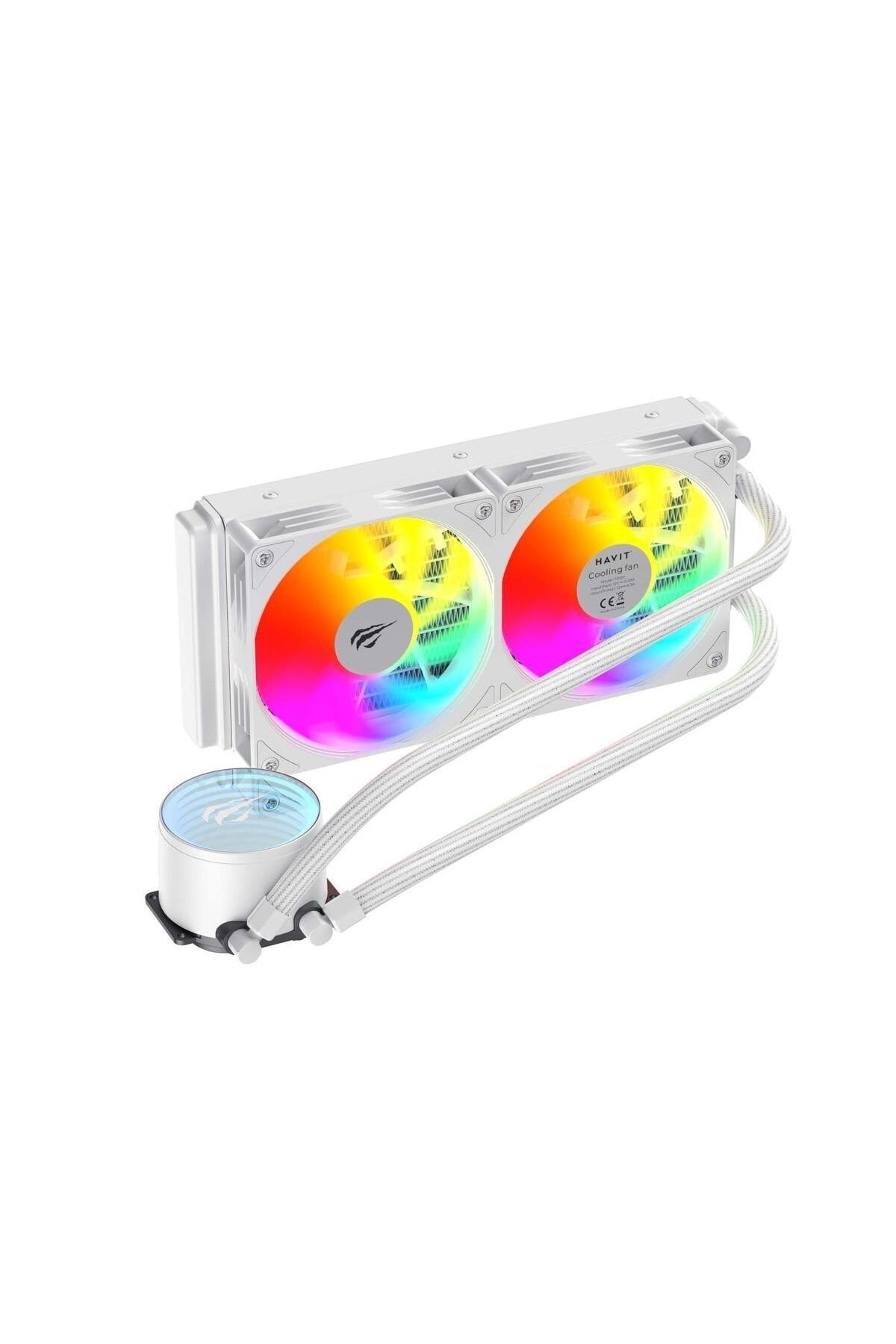 Gamenote F2001 240mm İşlemci Sıvı Soğutucu Beyaz - AM5 ve Intel LGA1700 Uyumlu