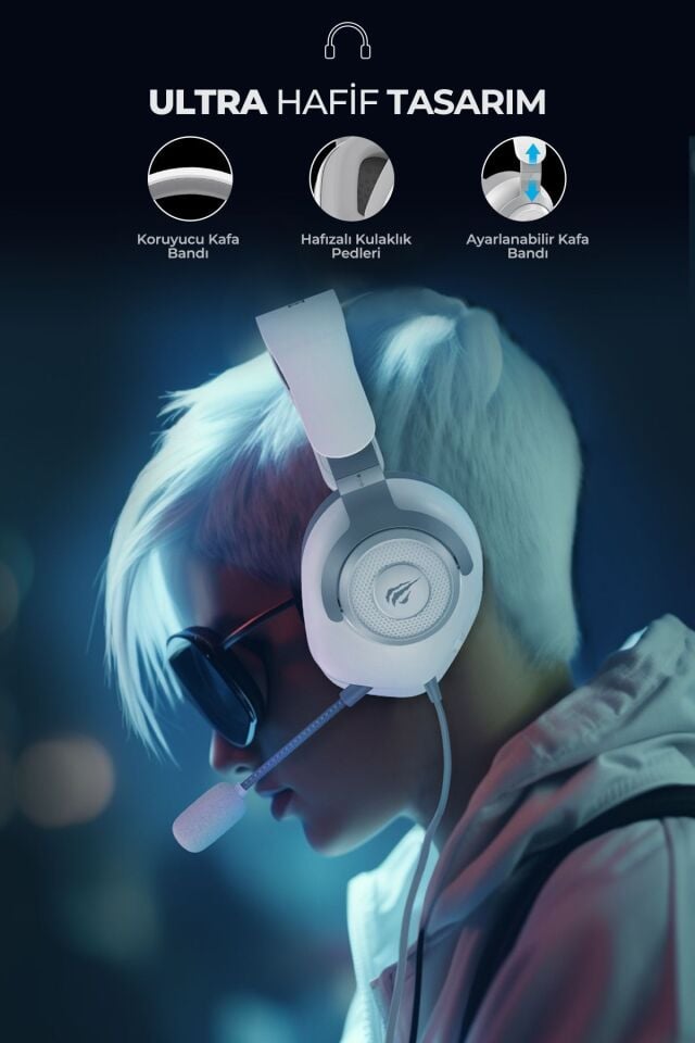 Gamenote H2230D Gaming Mikrofonlu Oyuncu Kulaklığı 3.5mm Jack