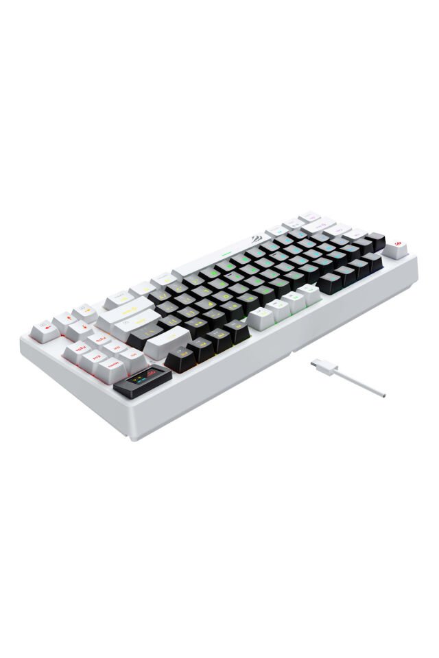 Gamenote KB884L Rgb Mekanik Türkçe Klavye 1.06inç Tft-lcd Ekran - Brown Switch