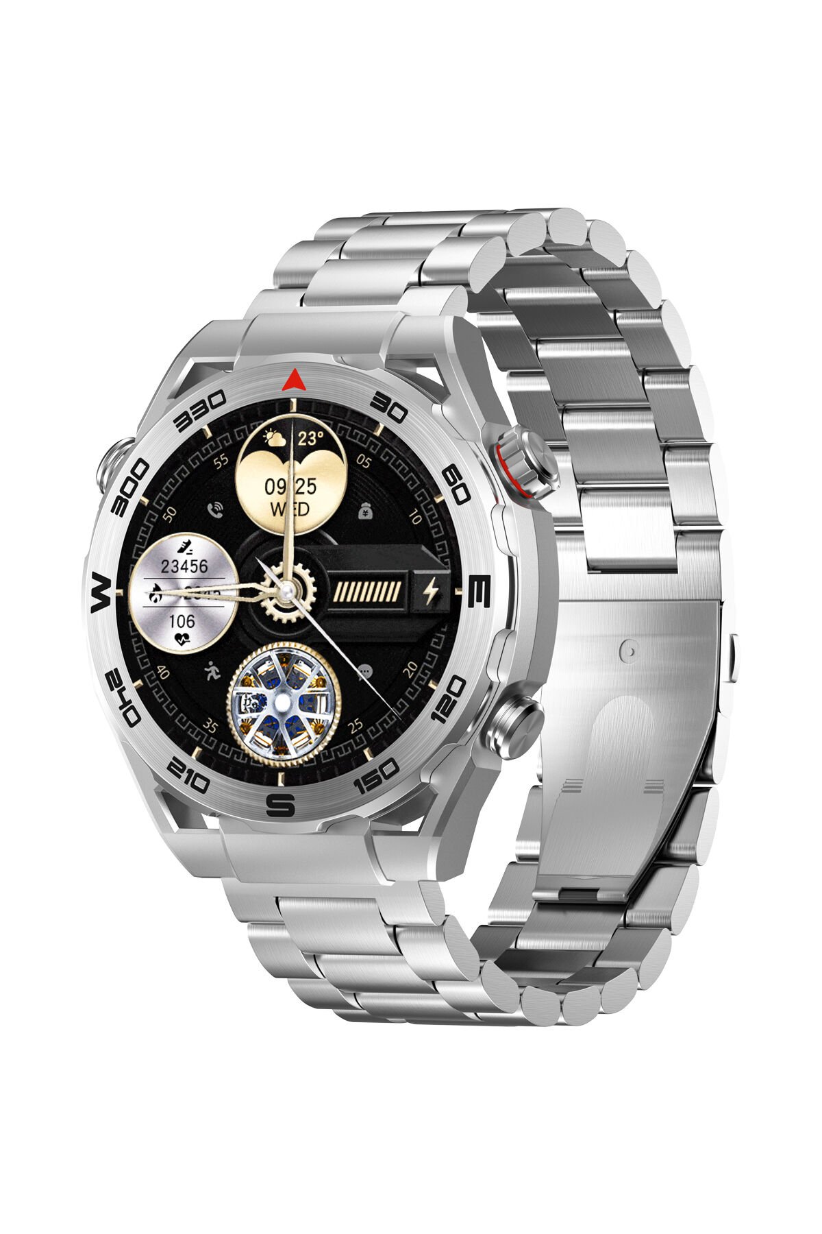 M9030 ULTRA Amoled HD 46MM Akıllı Saat Metal Kordon