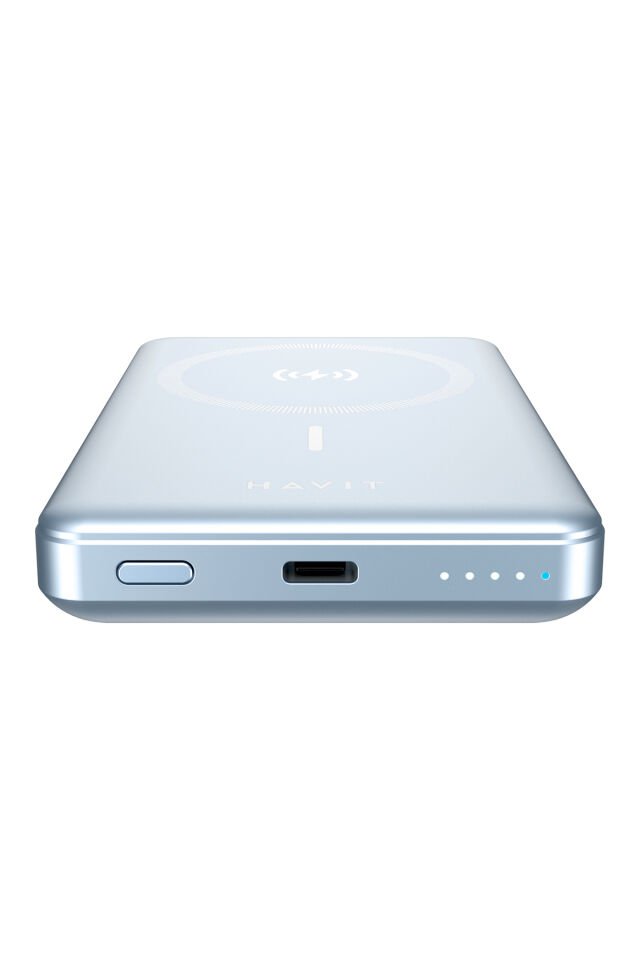 PB5203 10.000mAh Magsafe Manyetik Kablosuz Powerbank Ultra İnce 20W, Iphone Uyumlu