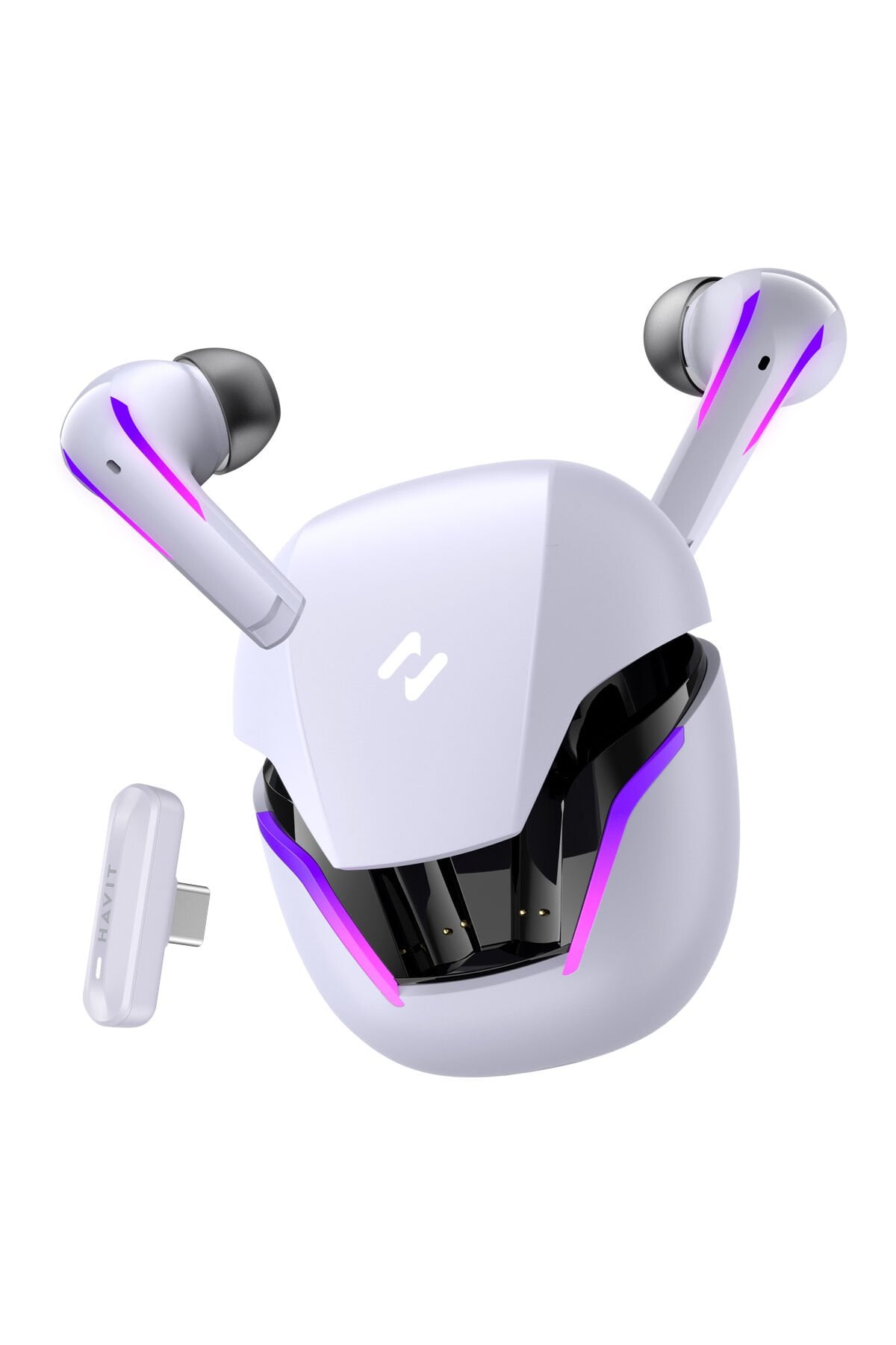 TW970 TWS RGB Gaming Bluetooth Kulaklık - 2.4GHz ve Bluetooth Modu