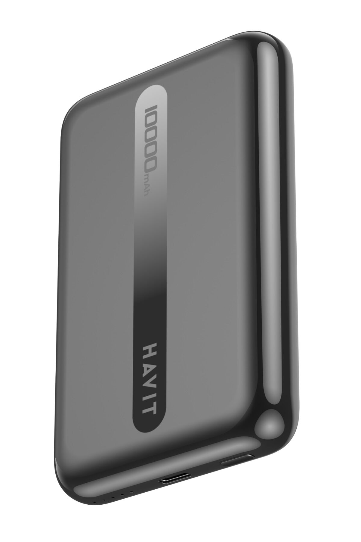 PB5246 10.000 mAh Manyetik Kablosuz Powerbank 15W Kablosuz 20W PD Siyah