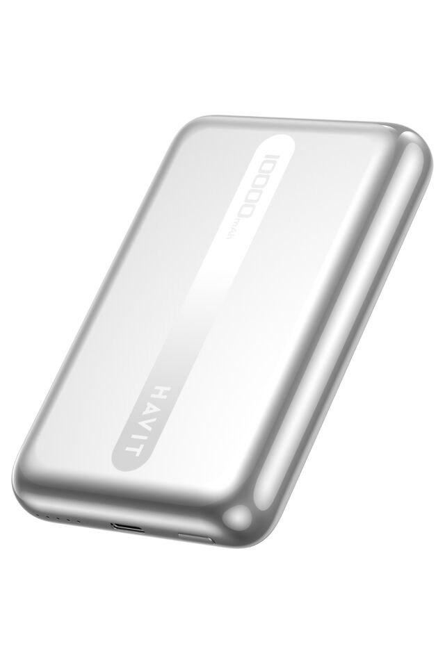 PB5246 10.000 mAh Manyetik Kablosuz Powerbank 15W Kablosuz 20W PD Titanyum