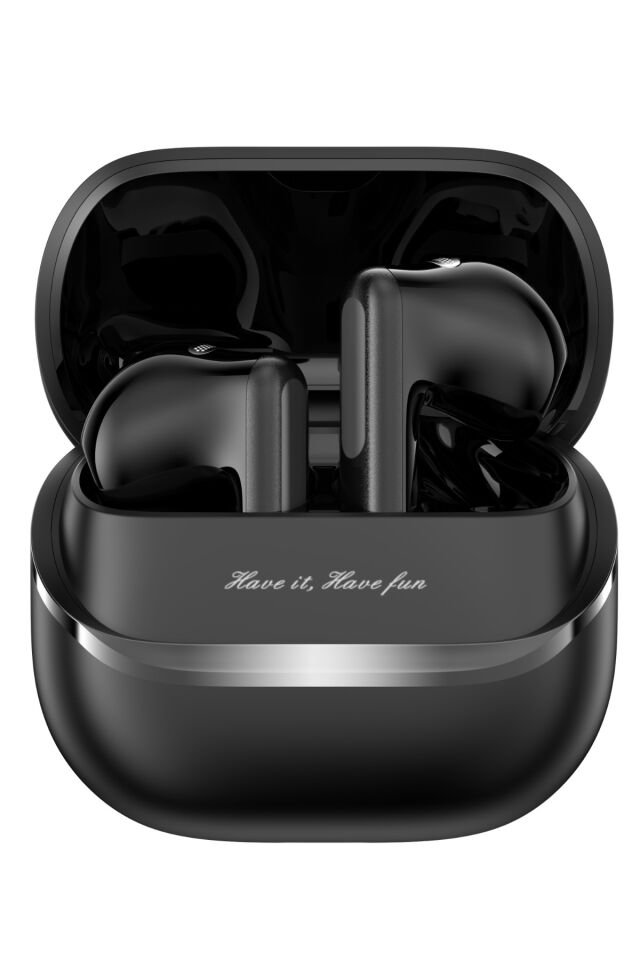 Space T1 TWS Bluetooth Kulaklık - ANC 3.0 Gürültü Engelleme, Hi-Res Audio, 40.5 Saat Pil , BT 6.0 Siyah
