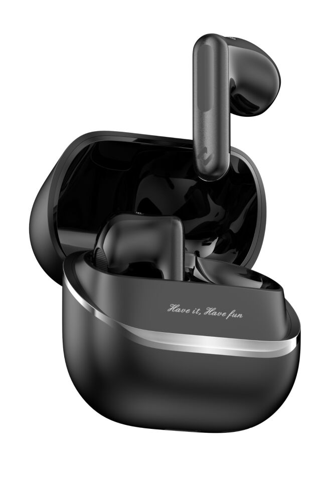 Space T1 TWS Bluetooth Kulaklık - ANC 3.0 Gürültü Engelleme, Hi-Res Audio, 40.5 Saat Pil , BT 6.0 Siyah
