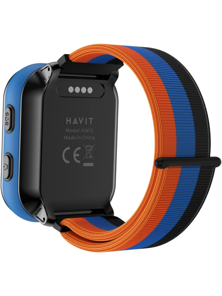 Havit KW15 Gps 4g Akıllı Çocuk Saati - Görüntülü Görüşme & Sos - 3 Adet Değiştirilebilir Çerçeve